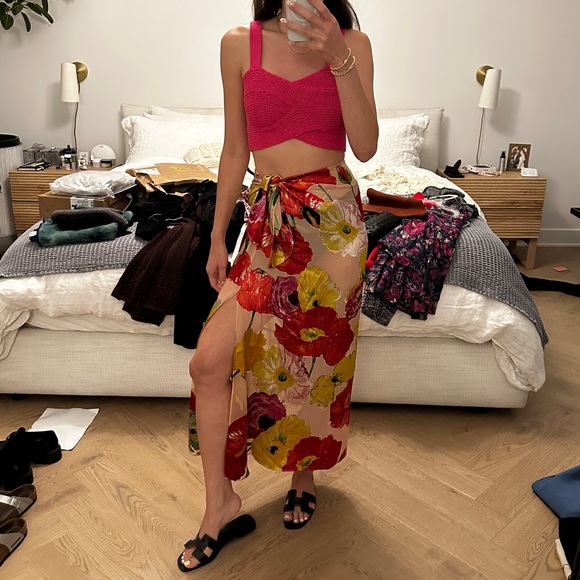 Cult Gaia silk coverup skirt - Picture 4 of 4